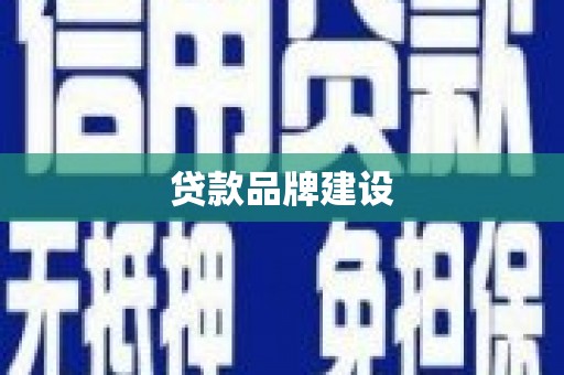 察雅贷款品牌建设