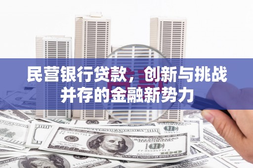 察雅民营银行贷款，创新与挑战并存的金融新势力
