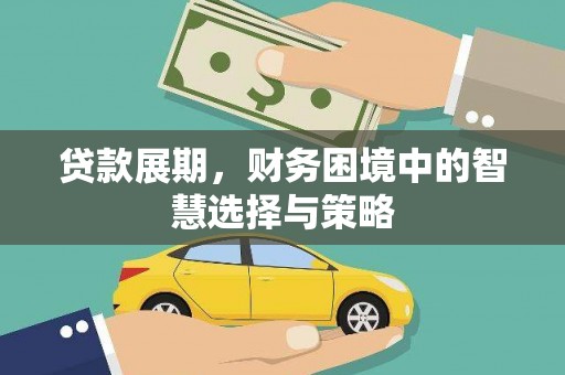 察雅贷款展期，财务困境中的智慧选择与策略