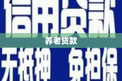 察雅养老贷款