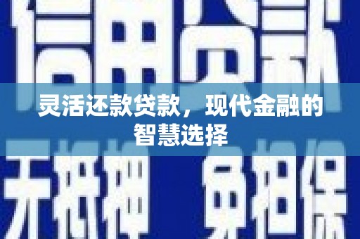 察雅灵活还款贷款，现代金融的智慧选择