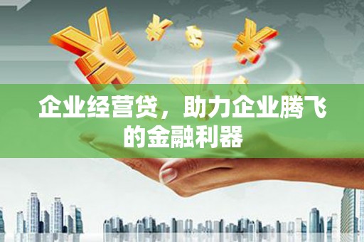 察雅企业经营贷，助力企业腾飞的金融利器