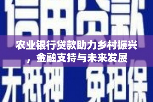 察雅农业银行贷款助力乡村振兴，金融支持与未来发展