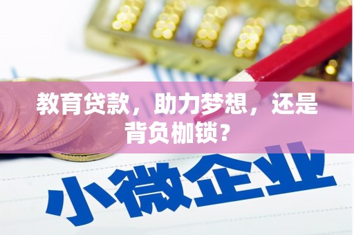 察雅教育贷款，助力梦想，还是背负枷锁？