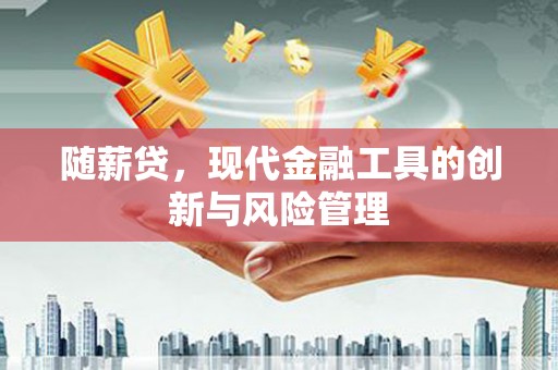 察雅随薪贷，现代金融工具的创新与风险管理