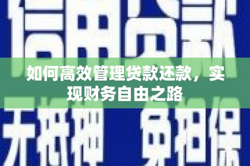 察雅如何高效管理贷款还款，实现财务自由之路