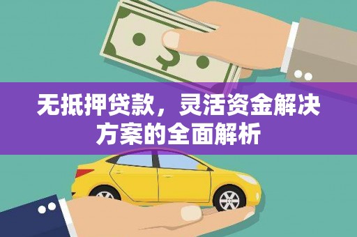 察雅无抵押贷款，灵活资金解决方案的全面解析