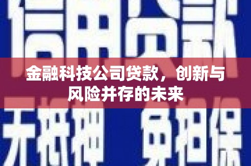 察雅金融科技公司贷款，创新与风险并存的未来