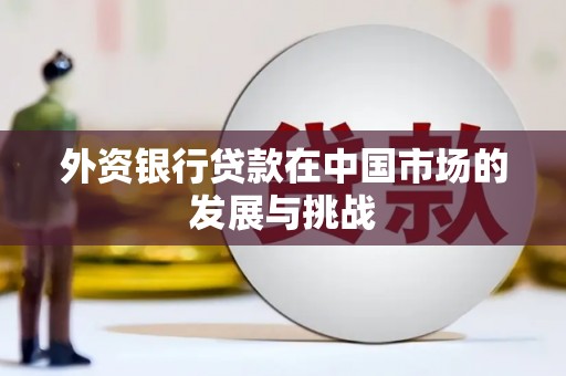 察雅外资银行贷款在中国市场的发展与挑战