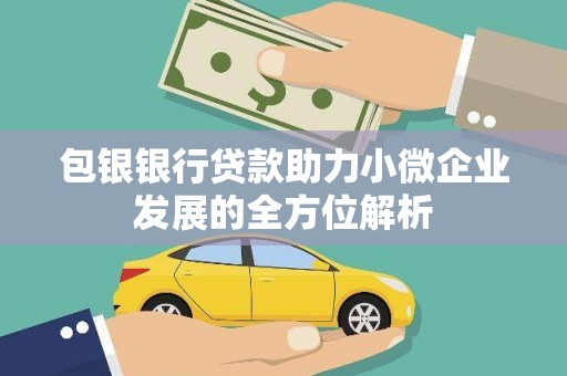 察雅包银银行贷款助力小微企业发展的全方位解析