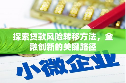察雅探索贷款风险转移方法，金融创新的关键路径