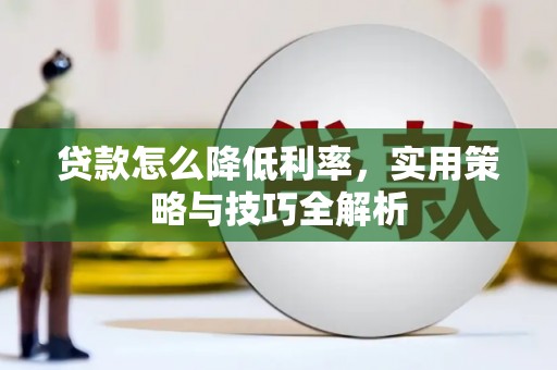 察雅贷款怎么降低利率，实用策略与技巧全解析