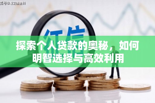 察雅探索个人贷款的奥秘，如何明智选择与高效利用
