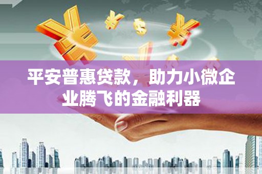 察雅平安普惠贷款，助力小微企业腾飞的金融利器