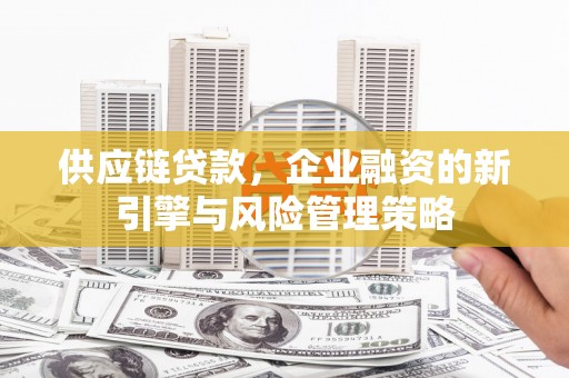 察雅供应链贷款，企业融资的新引擎与风险管理策略