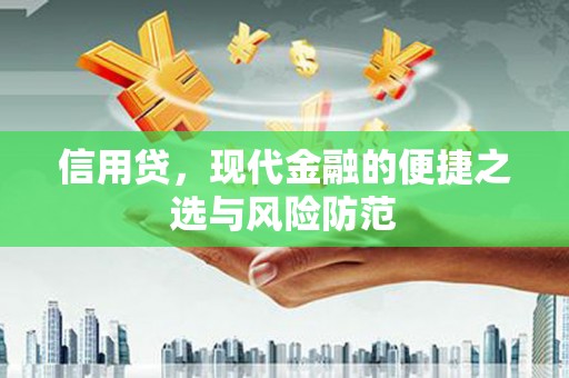 察雅信用贷，现代金融的便捷之选与风险防范