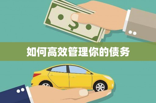 察雅如何高效管理你的债务