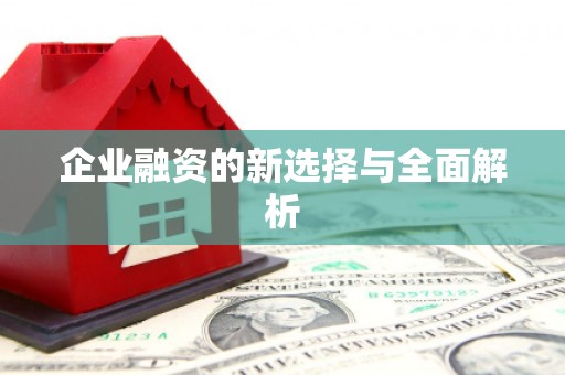 察雅企业融资的新选择与全面解析